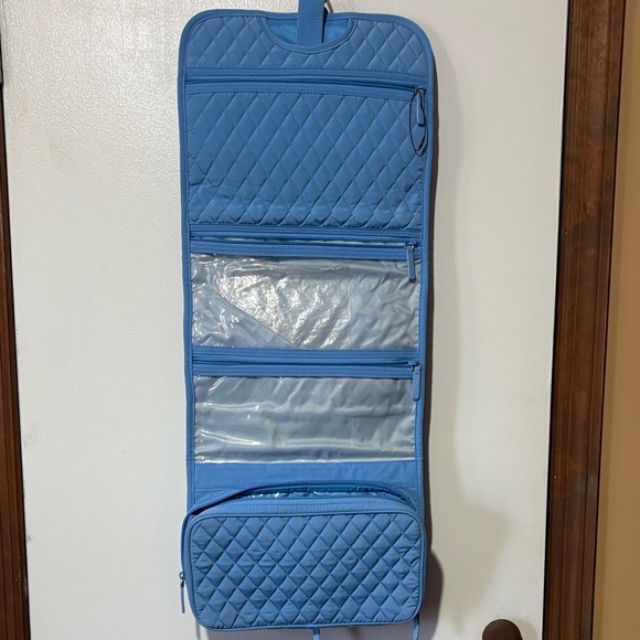 Vera Bradley Sky Blue Hanging Cosmetic Bag - Picture 10 of 12